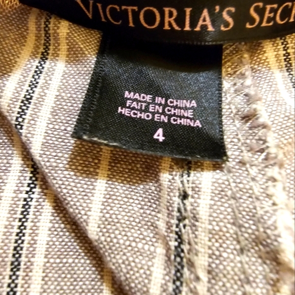 VICTORIAS SECRET LINEN PANTS SIZE 4 - Picture 4 of 4